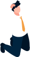 悩んでいる男性